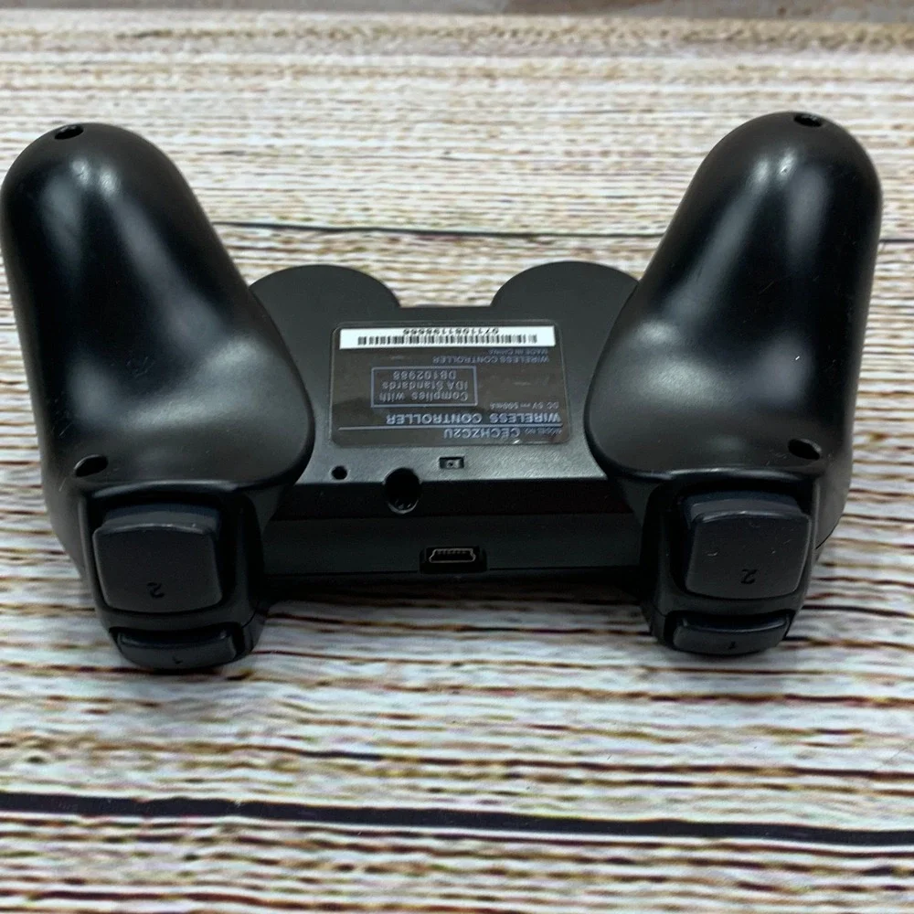 Sony PS3 Wireless Controller CECHZC2U Black‎ Playstation 3 Gamepad UNTESTED